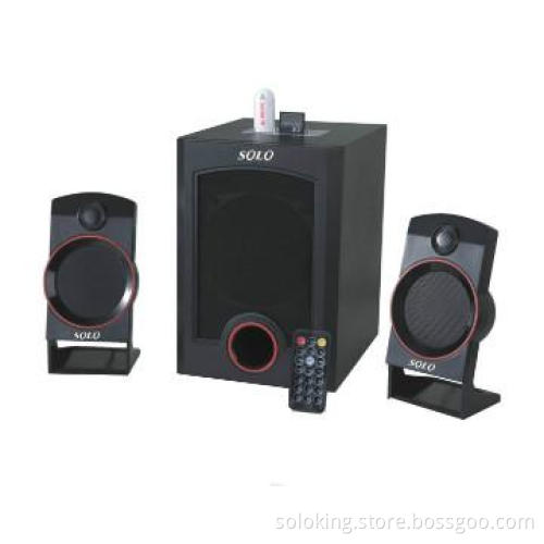 Classic 2.1 computer speaker with usb,sd